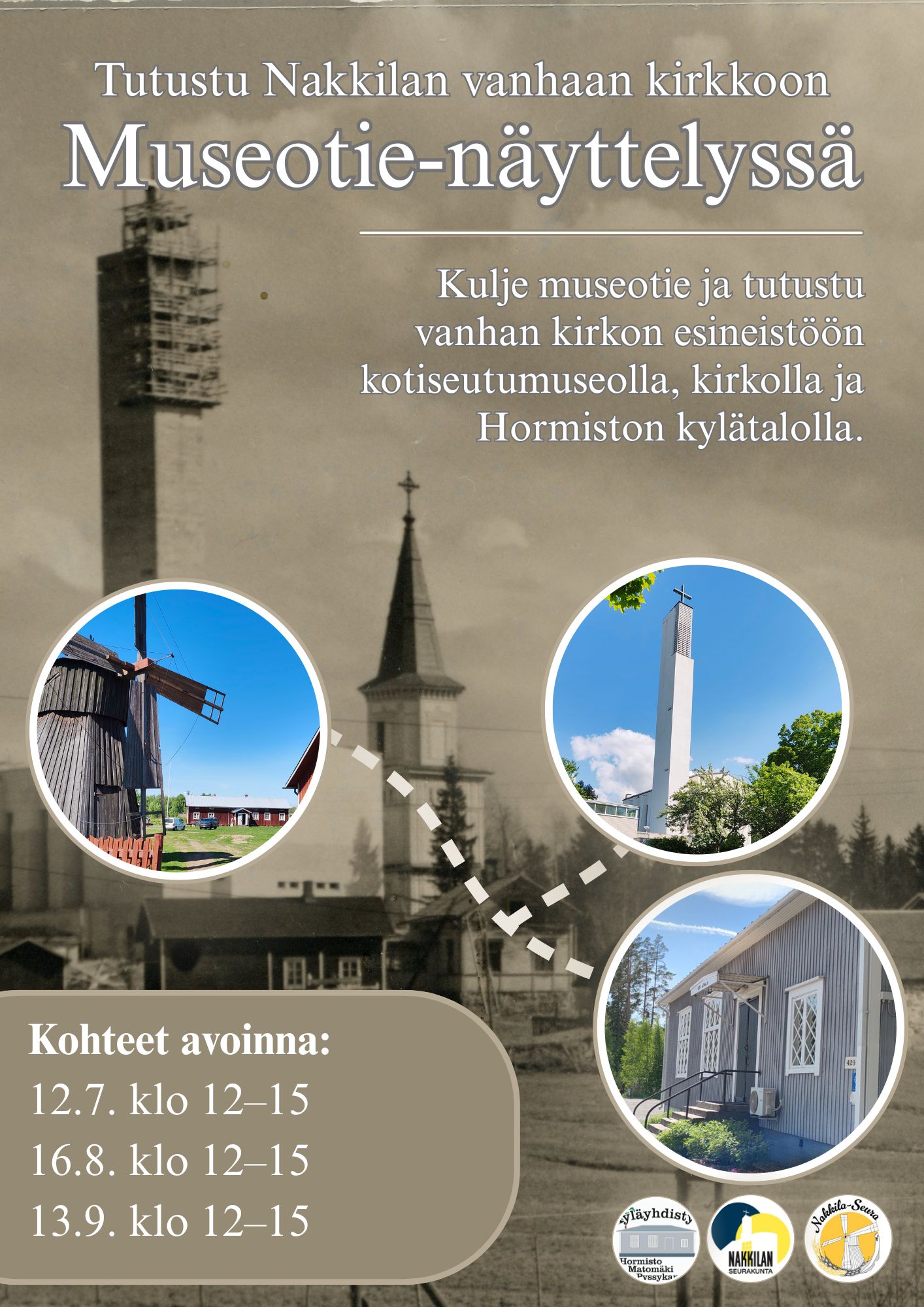 Museotie-näyttelyn mainoskuva